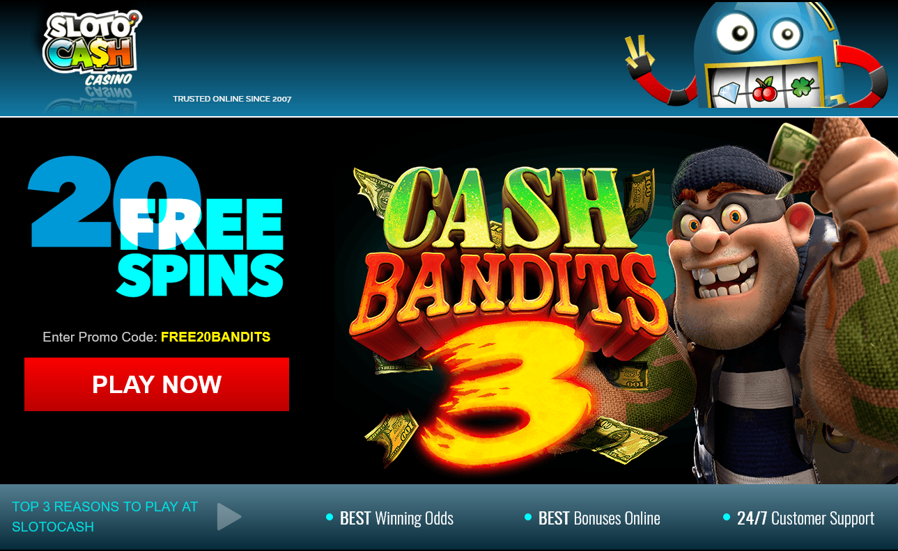 Slotocash 20 Free Spins