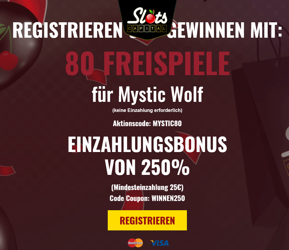 Slots Capital DE 80 Free Spins
                                (Germany)